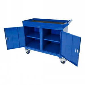 Mobile Tool Cabinet With Two Cupboards
